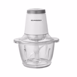 Mini Hachoir Schneider 400W 1.2L BOL EN VERRE / Blanc / SCHMH400