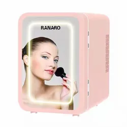 Mini Réfrigérateur Cosmétique RANARO 8L - Rose