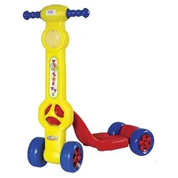 Mini Trottinette Pliable Rouge &Jaune
