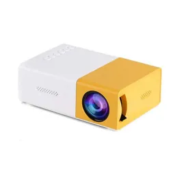Mini Vidéo Projecteur Portable USB HDMI HD LED 400 Lumens Blanc