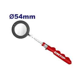 Miroir Télescopique LED EMTOP D54mm - EMTU1688