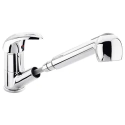 Mitigeur d'Evier Douchette Amovible Djerba Sopal 0604A04 Silver