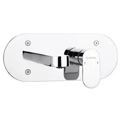 Mitigeur De Lavabo Encastré Sfax Sopal 06CKA04 Silver