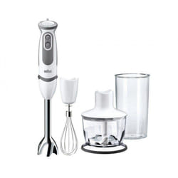 Mixeur 3 en 1 Multifonction Braun MQ535 Blanc & Gris