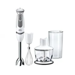 Mixeur 3 en 1 Multifonction Braun MQ535 Blanc & Gris