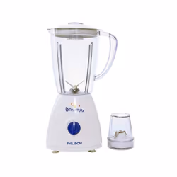 Blender + Moulin PALSON - Puissance: 500 Watts - Capacité du mélangeur: 1.5 Litre - 2x Vitesses et fonction Turbo de puissanc ...