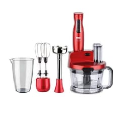 Mixeur Multifonction Fakir Mr Chef Quadro 1000W - Rouge & Noir