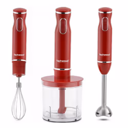 Mixeur Plongeant 3 en 1 Techwood TMS-9605 /Rouge