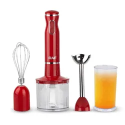 Mixeur Plongeant 3En1 Raf R.340R 2000W Rouge
