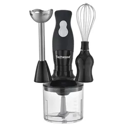 Mixeur Plongeant 3en1 TECHWOOD / 300W / Noir / TMS-8356