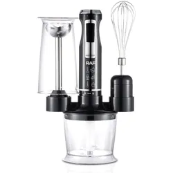 Mixeur Plongeant 4EN1 RAF R-3010 1600W Noir