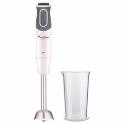 Mixeur Plongeant MOULINEX - Puissance: 800 Watts - 10 vitesses + Fonction pulse - Capacité de Bol: 800ml - Pied métal amovibl ...