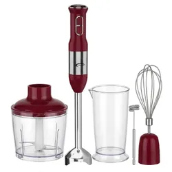 Mixeur Plongeant Multifonction 5EN1 PROVA PE-066 400W - Rouge