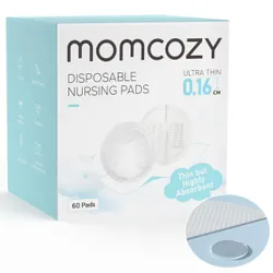 Momcozy 60 Coussinets D'Allaitement Jetables Ultra-Fins BF023