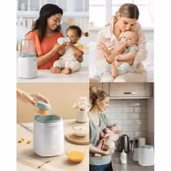 Momcozy Chauffe-Biberon Stérilisateur Intelligent 6-en-1