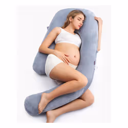 Momcozy Coussin de grossesse et allaitement gris