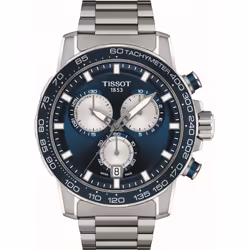 Montre Chronographe Homme Tissot Supersport - Fonctions Date & Heure - Mouvement Quartz - Glace saphir Bombée inrayable - Éta ...
