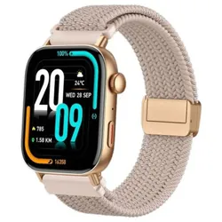 Montre Connectée Colmi C8 Max Tissu Gold