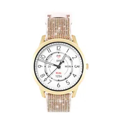 Montre Connectée Féminine Lady Lora Or Gold 11015GB