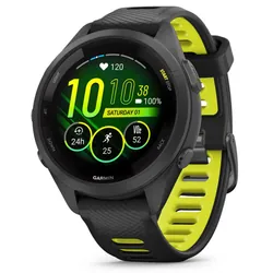 Montre Connectée Garmin Forerunner 265 Noir & jaune