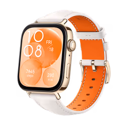 Montre connectée Huawei Watch Fit 3 / Blanc Cuir + Montre Connecté Huawei Band 9 GRATUIT