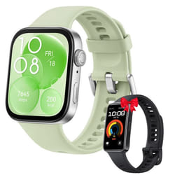 Montre Connectée HUAWEI Watch Fit 3 Vert + BAND 9 Offert
