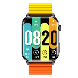 Montre Connectée KIESLECT Calling Watch KS - Orangé & Jaune
