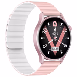 Montre Connectée KIESLECT Lady Calling Watch Lora 2 - Connectivité: Bluetooth 5.2 - écran tactile HD AMOLED 1.3" (360 x 360px ...