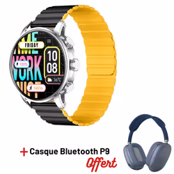MONTRE CONNECTÉE Kieslect Smart Calling Watch Kr2 - Écran FHD AMOLED de 1.43" avec AOD - Connexion: Bluetooth 5.3 - Dual Core ...
