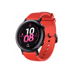 Montre Connectée Rouge -- Ecran 1.28" - Étanche / Résistant à l'Eau - Connectivité Bluetooth 4.0 - Capacité de Batterie 220mA ...