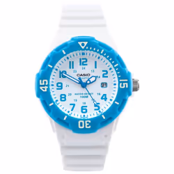 Montre Enfant CASIO - Affichage: Analogique - Forme: ronde - Bande de Résine - Résistance à l'eau de 100 mètres - Mouvement à ...