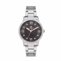 Montre Femme Bigotti BG.1.10251-5 -  Forme : Ronde - Affichage : Analogique - Couleur bracelet : Argent - Matière bracelet :  ...