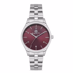 Montre Femme Bigotti BG.1.10316-3 -  Forme : Ronde - Affichage : Analogique - Couleur bracelet : Argent - Matière bracelet :  ...