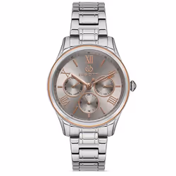 Montre Femme Bigotti BG.1.10315-2- Forme: Ronde - Taille du boîtier: 42 mm - Affichage : Analogique - Couleur bracelet: Argen ...
