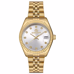 Montre Femme Bigotti BG.1.10293-2 - Forme: Ronde - Taille du boîtier: 42 mm - Affichage : Analogique - Couleur bracelet: Gold ...