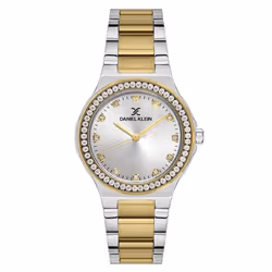 Montre Femme DANIEL KLEIN - Forme: Ronde - Type d'affichage: Analogique - Mouvement: Quartz - Matière Bracelet: Acier inoxyda ...