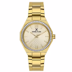 Montre Femme DANIEL KLEIN - Forme: Ronde - Type d'affichage: Analogique - Matière bracelet: Acier inoxydable - Matière Boitie ...