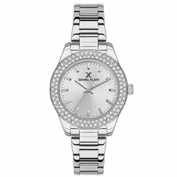 Montre Femme DANIEL KLEIN - Forme: Ronde - Type d'affichage: Analogique - Mouvement: QUARTZ - Matière Bracelet: Acier Inoxyda ...