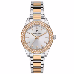 Montre Femme DANIEL KLEIN - Forme: Ronde - Type d'affichage: Analogique - Mouvement: QUARTZ - Matière Bracelet: Acier Inoxyda ...