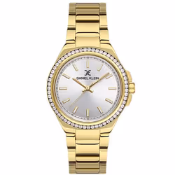 Montre Femme DANIEL KLEIN - Forme: Ronde - Type d'affichage: Analogique - Mouvement: Quartz - Matière Bracelet: Acier - Matiè ...