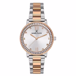 Montre Femme DANIEL KLEIN - Forme: Ronde - Type d'affichage: Analogique - Mouvement: Quartz - Matière Bracelet: Acier inoxyda ...