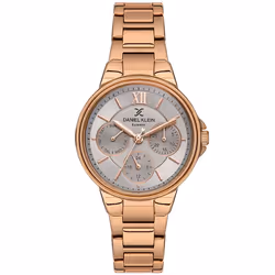 Montre Femme DANIEL KLEIN - Forme: Ronde - Type d'affichage: Analogique - Mouvement: Quartz - Matière Bracelet: Acier inoxyda ...