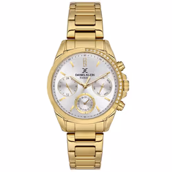 Montre Femme DANIEL KLEIN - Forme: Ronde - Type d'affichage: Analogique - Mouvement: Quartz - Matière Bracelet: Acier inoxyda ...