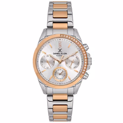 Montre Femme DANIEL KLEIN - Forme: Ronde - Type d'affichage: Analogique - Mouvement: Quartz - Matière Bracelet: Acier inoxyda ...