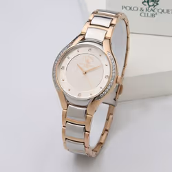 Montre Femme POLO SANTA BARBARA - Forme: Ronde - Type d'affichage: Analogique - Matière Bracelet: Acier Inoxydable - Matière  ...