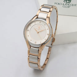 Montre Femme POLO SANTA BARBARA SB-1-10117-4 Silver&Rose Gold