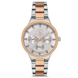 Montre Femme POLO SANTA BARBARA SB-1-10399-4 - Silver & Rose Gold