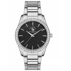 Montre Femme POLO SANTA BARBARA SB-1-10410-2 - Silver&Noir