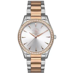 Montre Femme Santa Barbara Polo SB.1.10467-4 Silver & Rose Gold