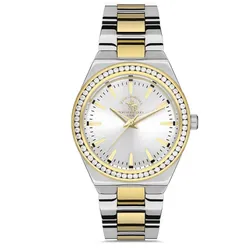 Montre Femme Santa Barbara Polo SB.1.10469-3 Silver & Doré